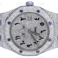 White Stainless Steel Moissanite Diamond AP Watch customdiamjewel