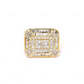 2 CTW Customized Hip Hop Moissanite Unisex Ring hip hop jewelry customdiamjewel