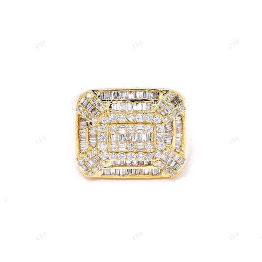 2 CTW Customized Hip Hop Moissanite Unisex Ring hip hop jewelry customdiamjewel