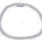 5MM 925 Sterling Silver Handmade Cuban Bracelet hip hop jewelry customdiamjewel