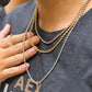 Antique 2 - 7MM Gold Rope Chain hip hop jewelry CustomDiamJewel