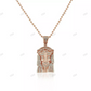 Luxury Sterling Silver Moissanite Jesus Pendant hip hop jewelry CustomDiamJewel
