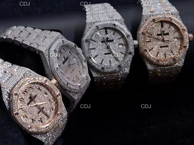Custom Moissanite Diamond Watches For Men customdiamjewel