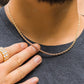 Antique 2 - 7MM Gold Rope Chain hip hop jewelry CustomDiamJewel