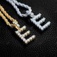 Initial 14K Yellow And White Gold Plated Of Hip Hop Jewelry hip hop jewelry CustomDiamJewel
