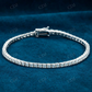 3mm Diamond Cuban Link Bracelet In Gold hip hop jewelry customdiamjewel   
