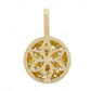 Custom Moissanite S925 Silver Basketball Pendant CustomDiamJewel