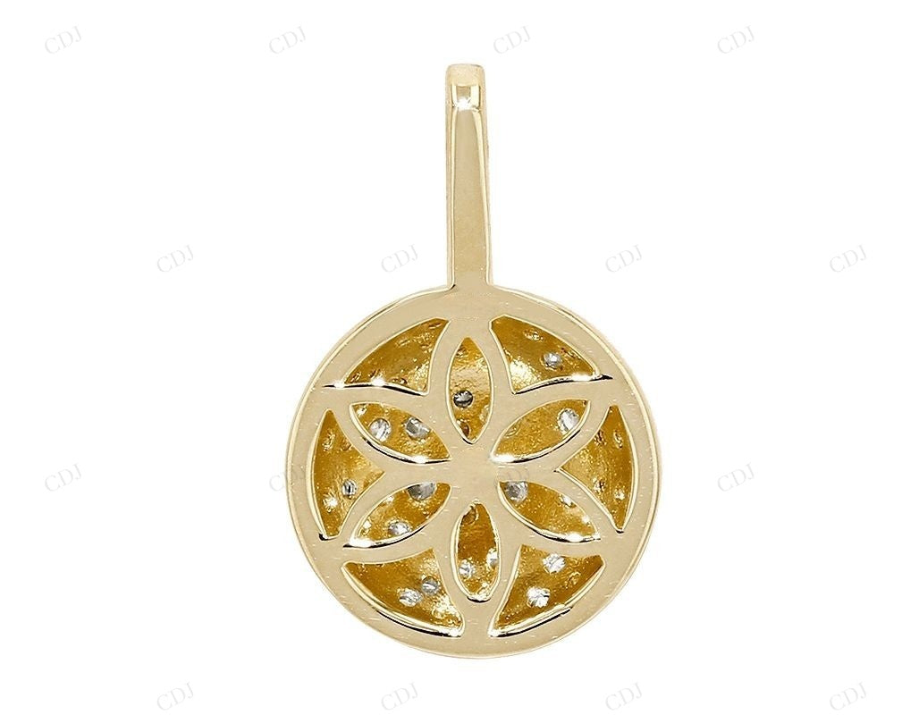 Custom Moissanite S925 Silver Basketball Pendant CustomDiamJewel