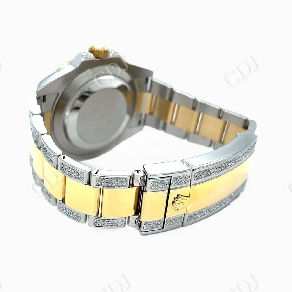 Rolex Moissanite Diamond Luxury Wrist Watch customdiamjewel