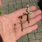 14k Gold Cross Jesus Piece Crucifix Pendant  customdiamjewel   