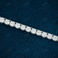 3mm Diamond Cuban Link Bracelet In Gold hip hop jewelry customdiamjewel   