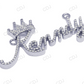 925 Silver Iced Out Custom Name Pendant hip hop jewelry CustomDiamJewel