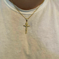 14k Gold Cross Jesus Piece Crucifix Pendant  customdiamjewel   