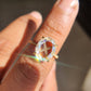 3.00 CT Portrait Cut Moissanite Diamond Ring  customdiamjewel   