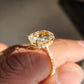 3.00 CT Portrait Cut Moissanite Diamond Ring  customdiamjewel   