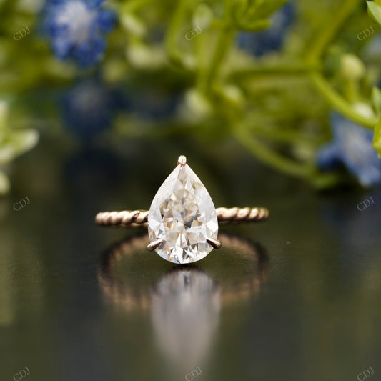 Luxury Pear Lab-Grown Diamond Ring customdiamjewel