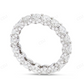 18Kt Gold Thick Band Moissanite Full Eternity Women Band Ring hip hop jewelry CustomDiamJewel