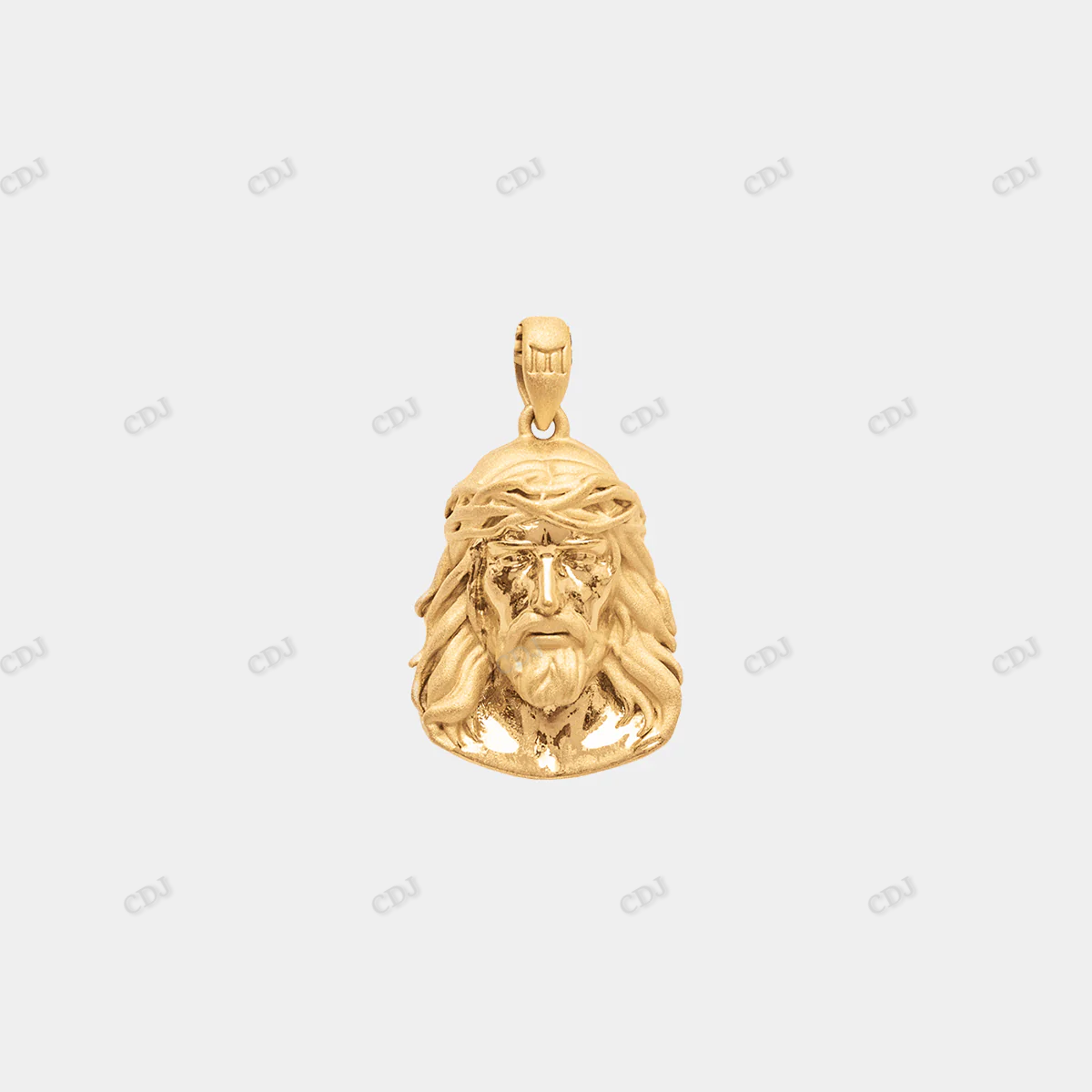 Hip Hop Gold Plated Luxury Jesus Pendant hip hop jewelry CustomDiamJewel