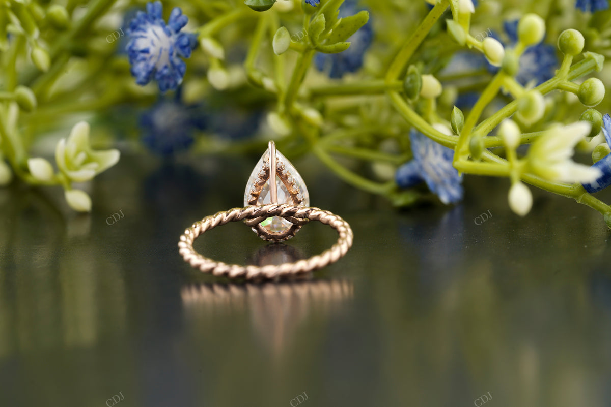 Luxury Pear Lab-Grown Diamond Ring customdiamjewel