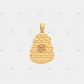 Hip Hop Gold Plated Luxury Jesus Pendant hip hop jewelry CustomDiamJewel