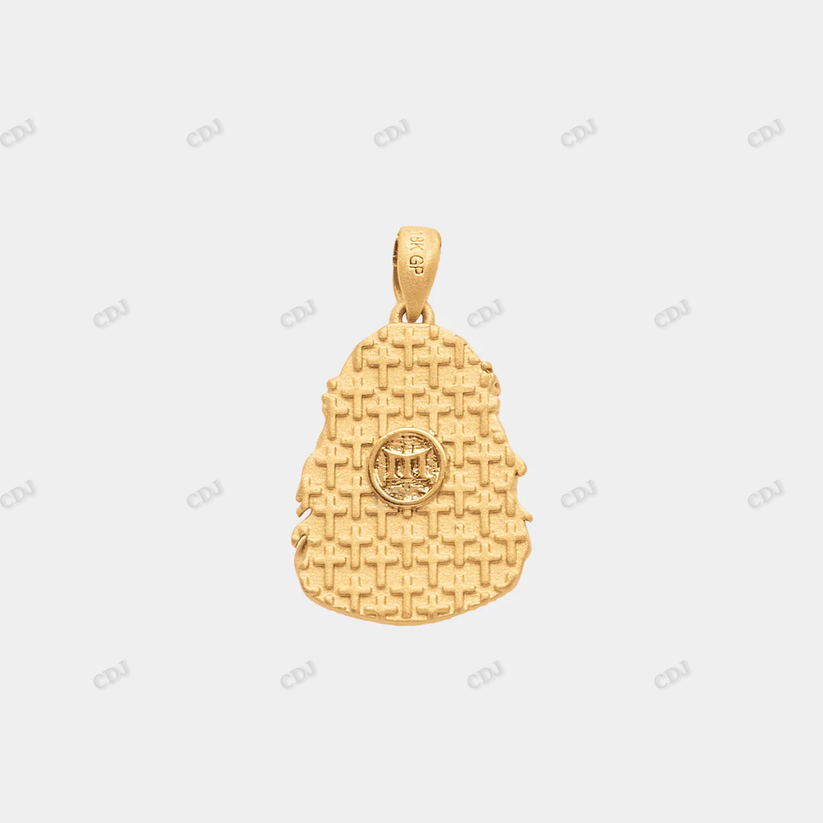 Hip Hop Gold Plated Luxury Jesus Pendant hip hop jewelry CustomDiamJewel