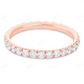 Sterling Silver Moissanite Full Eternity Band Diamond Ring hip hop jewelry CustomDiamJewel