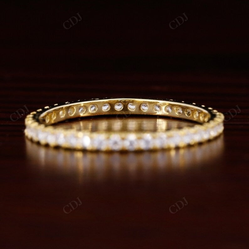 0.40CTW Round Cut Lab Grown Diamond Wedding Band  customdiamjewel   
