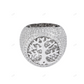 S925 Silver Moissanite Tree Men's Hip Hop Ring hip hop jewelry customdiamjewel