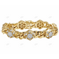 Semi Iced Out VVS moissanite New style Cuban Bracelet hip hop jewelry CustomDiamJewel