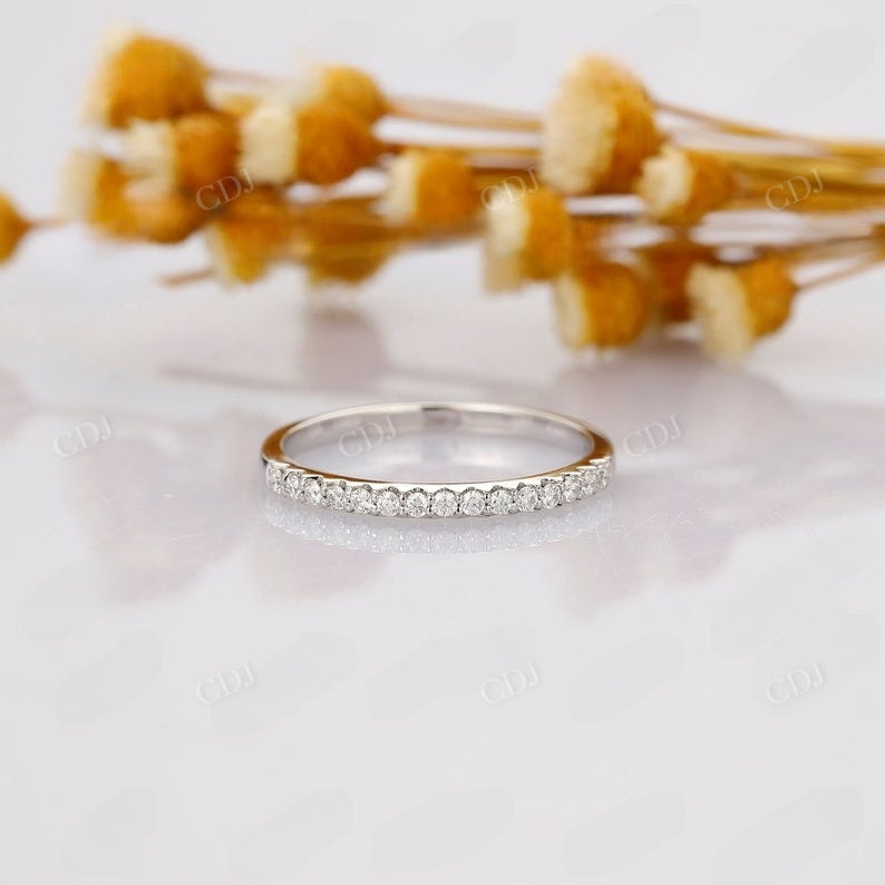 0.23CTW Lab Grown Diamond Half Eternity Wedding Band  customdiamjewel   