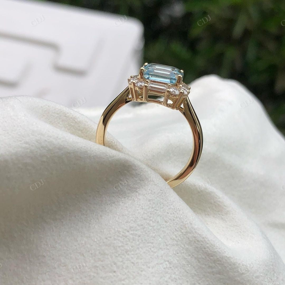 Vintage Halo Moissanite Bridal Anniversary Ring customdiamjewel