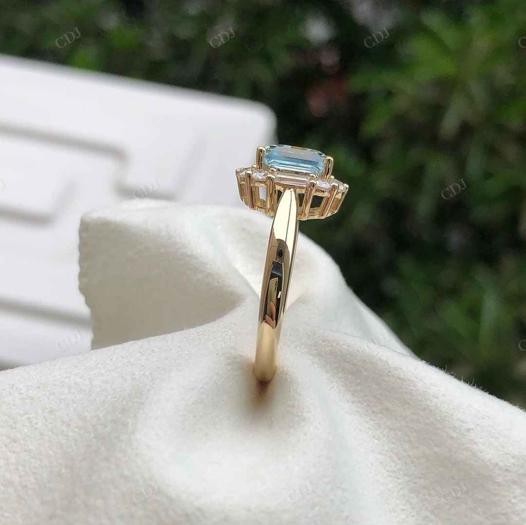 Vintage Halo Moissanite Bridal Anniversary Ring customdiamjewel