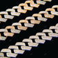 925 Silver Two Tone Miami Cuban Link Chain CustomDiamJewel
