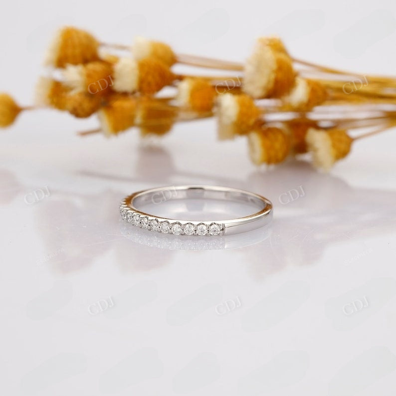 0.23CTW Lab Grown Diamond Half Eternity Wedding Band  customdiamjewel   
