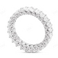 Premium 18Kt Gold Emerald Moissanite Eternity Band hip hop jewelry CustomDiamJewel