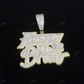 Hip Hop Iced Out Letter Moissanite Pendant hip hop jewelry CustomDiamJewel