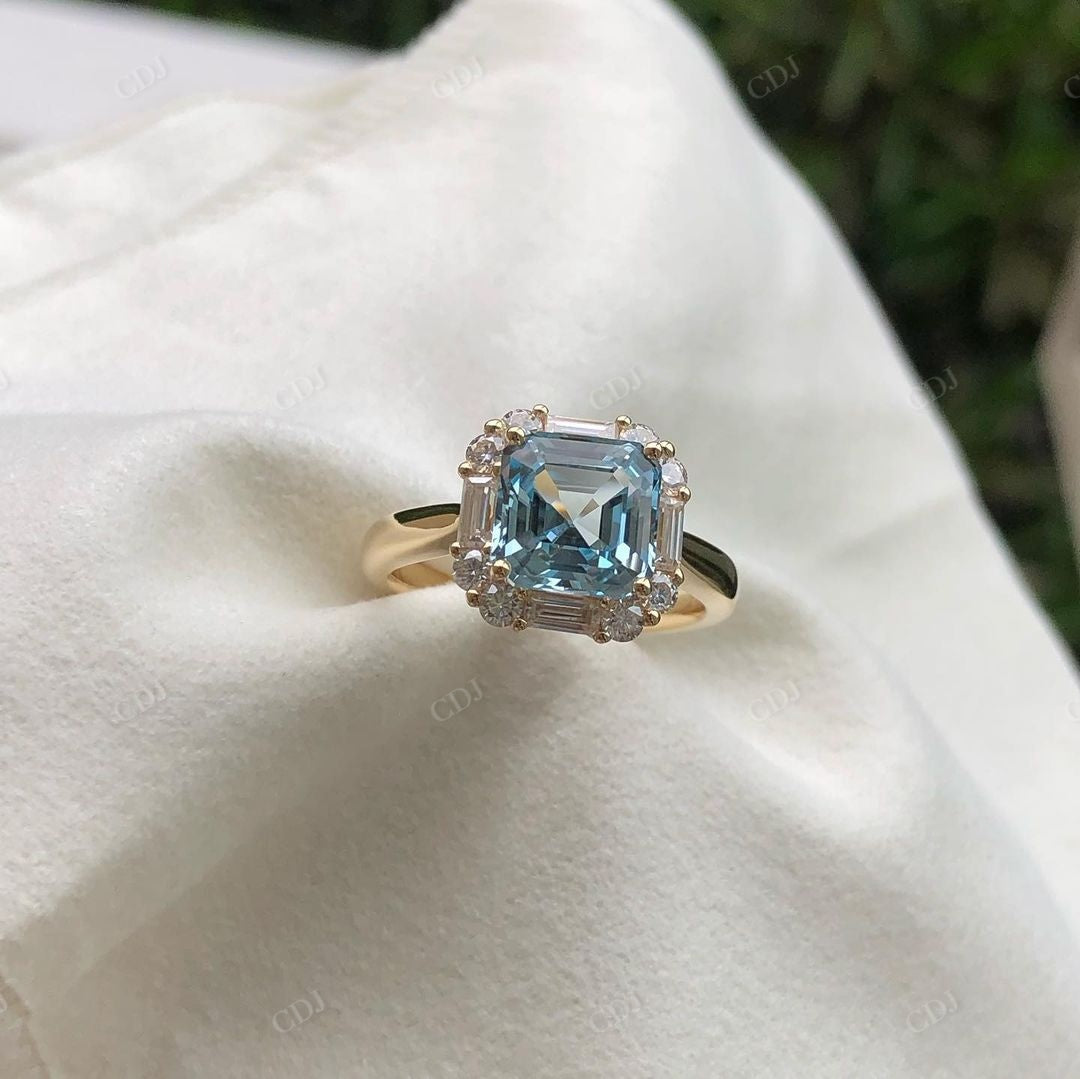 Vintage Halo Moissanite Bridal Anniversary Ring customdiamjewel
