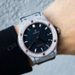 Wholesaler Hublot Two Tone Mossanite Watch For Men customdiamjewel