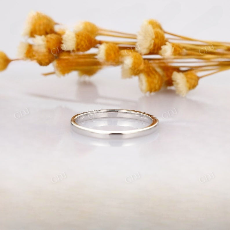 0.23CTW Lab Grown Diamond Half Eternity Wedding Band  customdiamjewel   