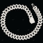 925 Silver Two Tone Miami Cuban Link Chain CustomDiamJewel