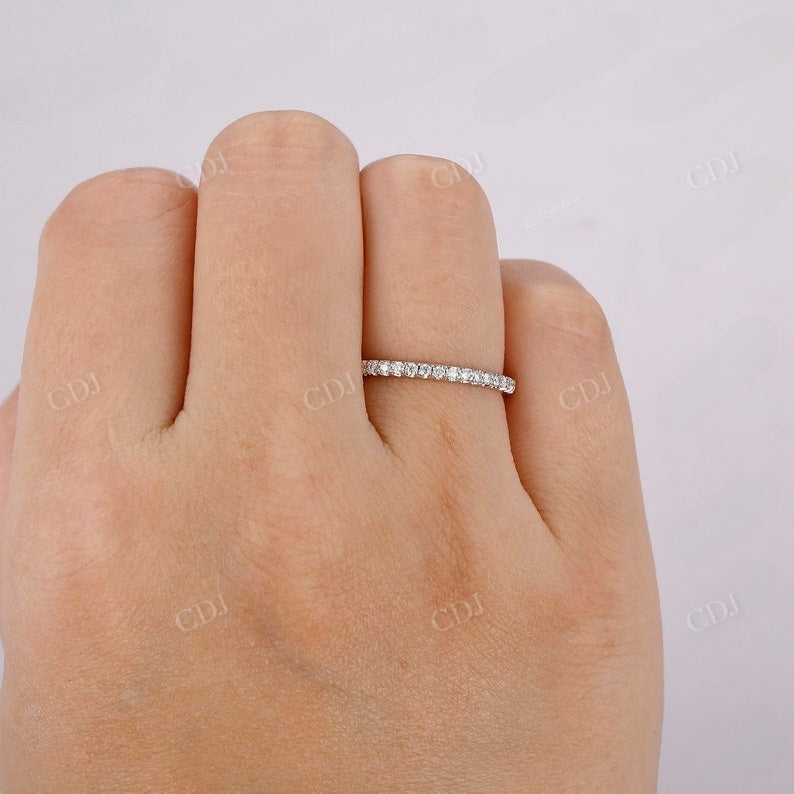 0.23CTW Lab Grown Diamond Half Eternity Wedding Band  customdiamjewel   
