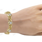 Semi Iced Out VVS moissanite New style Cuban Bracelet hip hop jewelry CustomDiamJewel