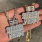 Baguette Moissanite STREET PREST Hip Hop Pendant hip hop jewelry CustomDiamJewel
