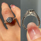 Bezel Set Lab Grown Diamond Vintage Ring customdiamjewel
