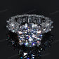 Full Eternity Solitaire Diamond Engagement Ring hip hop jewelry CustomDiamJewel   