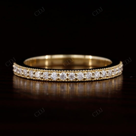 Milgrain 0.2CTW Lab Grown Diamond Band  customdiamjewel   
