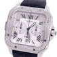 Small Diamond Bezel Cartier Custom Moissanite Watch customdiamjewel