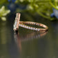 Pear Lab-Grown Diamond Pavé Ring customdiamjewel