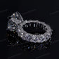 Full Eternity Solitaire Diamond Engagement Ring hip hop jewelry CustomDiamJewel   