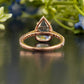 Pear Lab-Grown Diamond Pavé Ring customdiamjewel